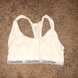 Calvin Klein sports bra never worn.